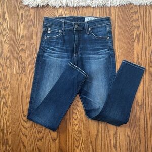 AG Farrah Skinny Ankle Jeans - Dark Blue
